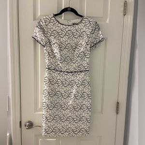 Adrianna Papell dress.